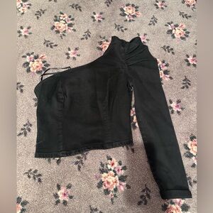 GRLFRND Denim Top! NWT!